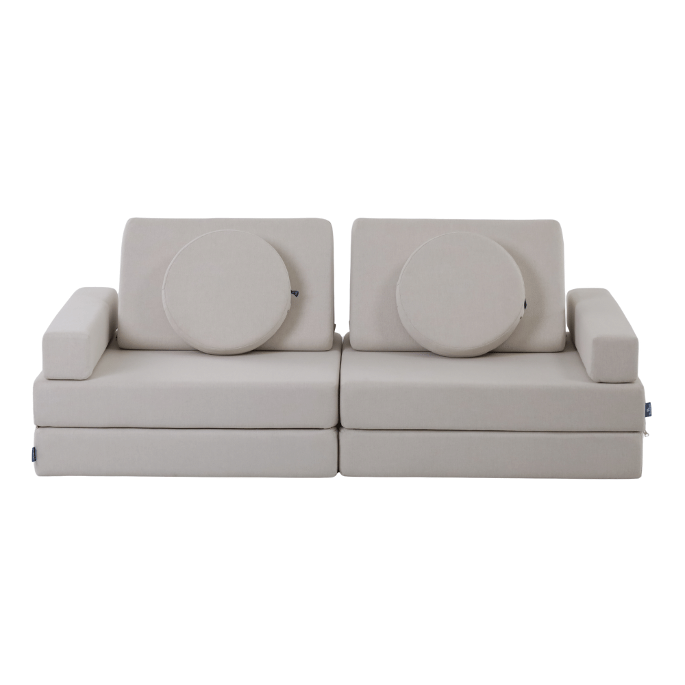 โซฟา 2 ที่นั่งปรับเปลี่ยนรูปแบบได้สำหรับเด็ก BLOOPI รุ่น BLOOPI COZY DUO สีครีม_0